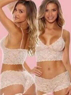 Pure Romance 'Woke Up Like This' Bralette & Boyshort Set